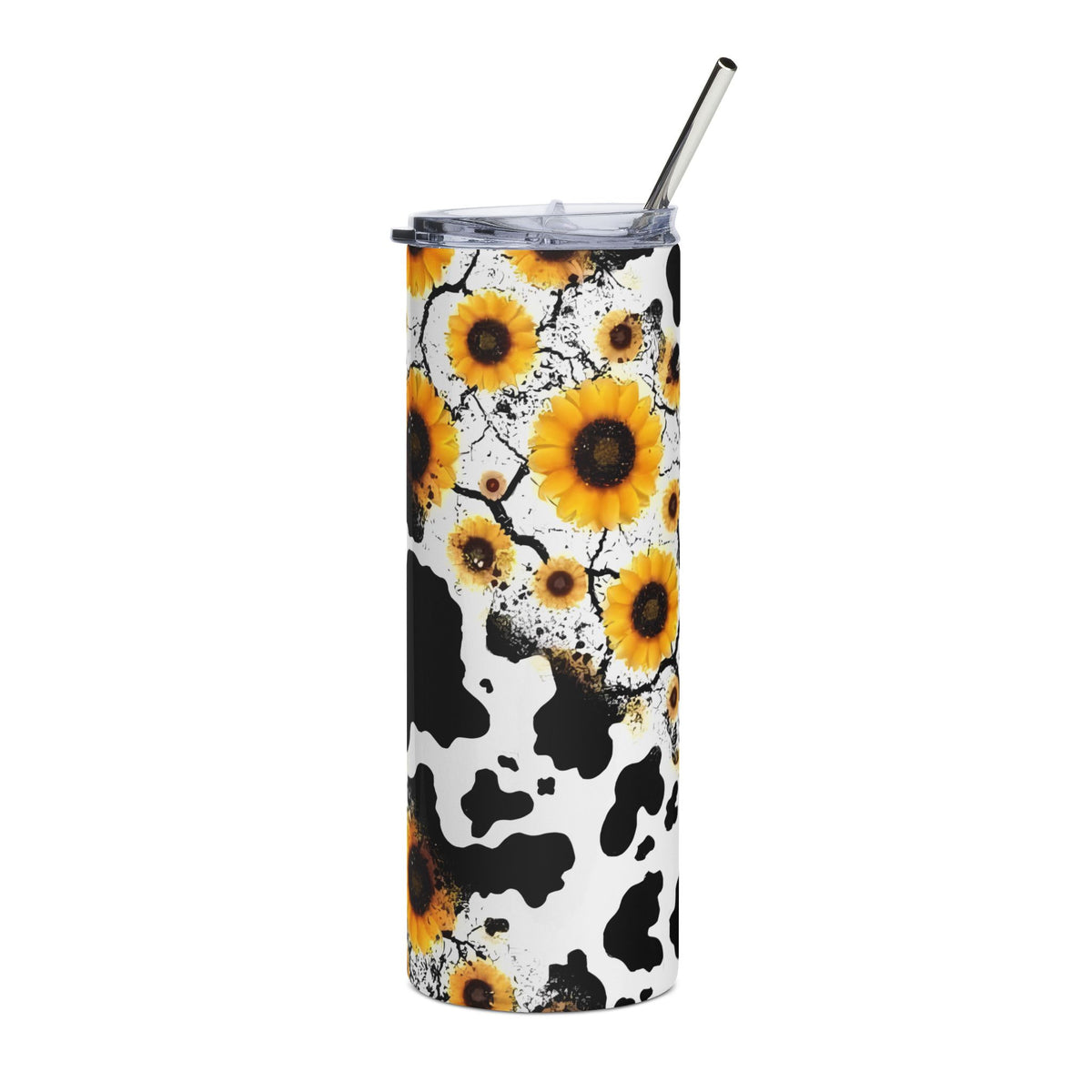 Sunflower Cow Print