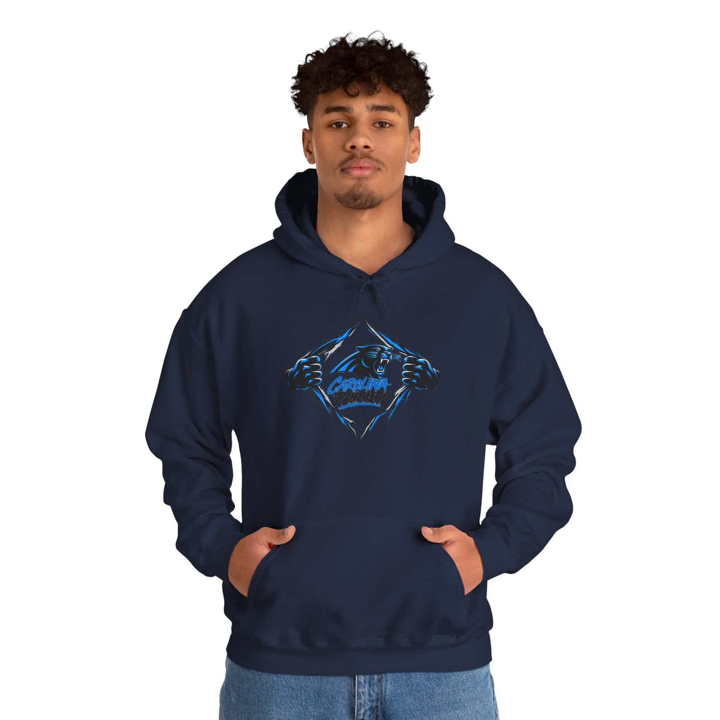 Panther Claw Hoodie — 'Courage Conquers' Graphic