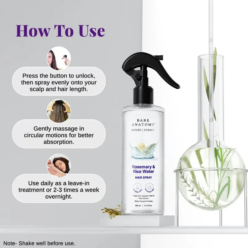 Rosemary Rice Water Hair Mist