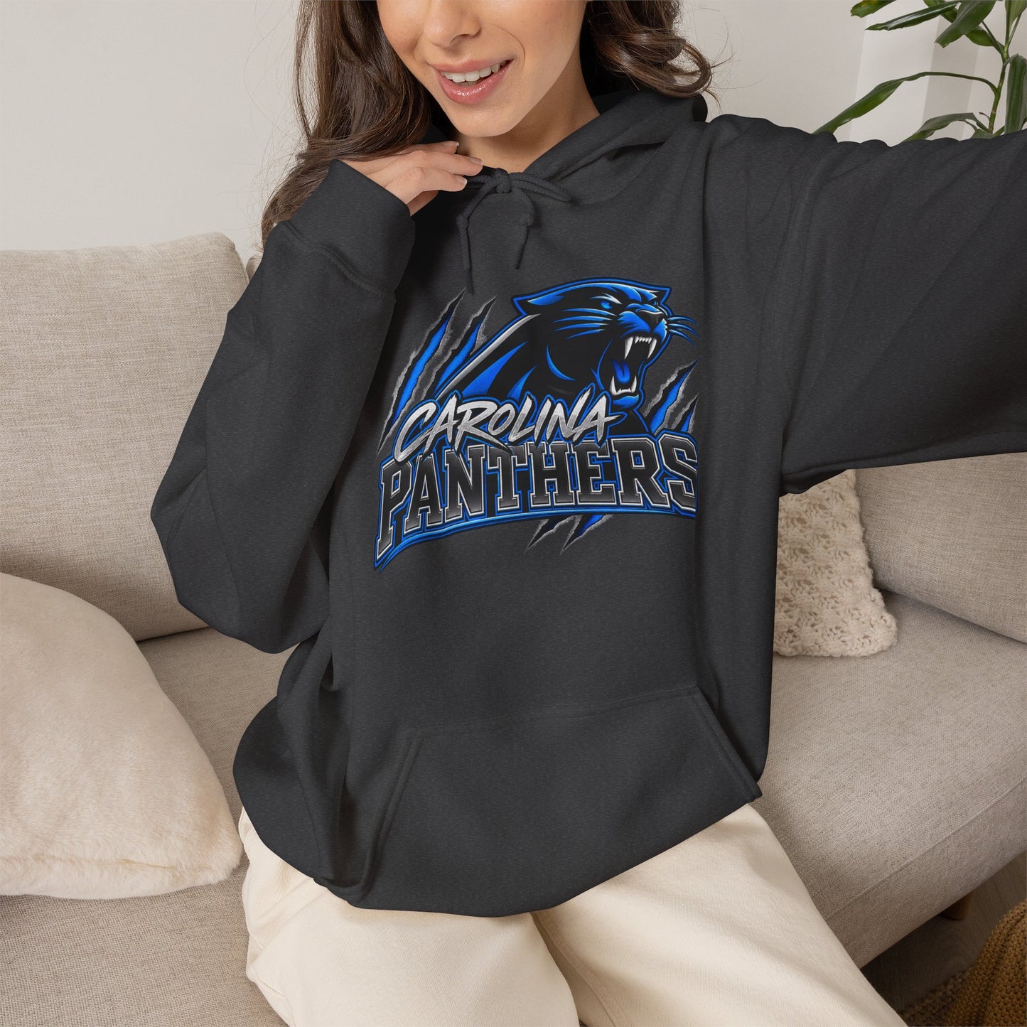Carolina Panthers Hoodie- Panther Logo