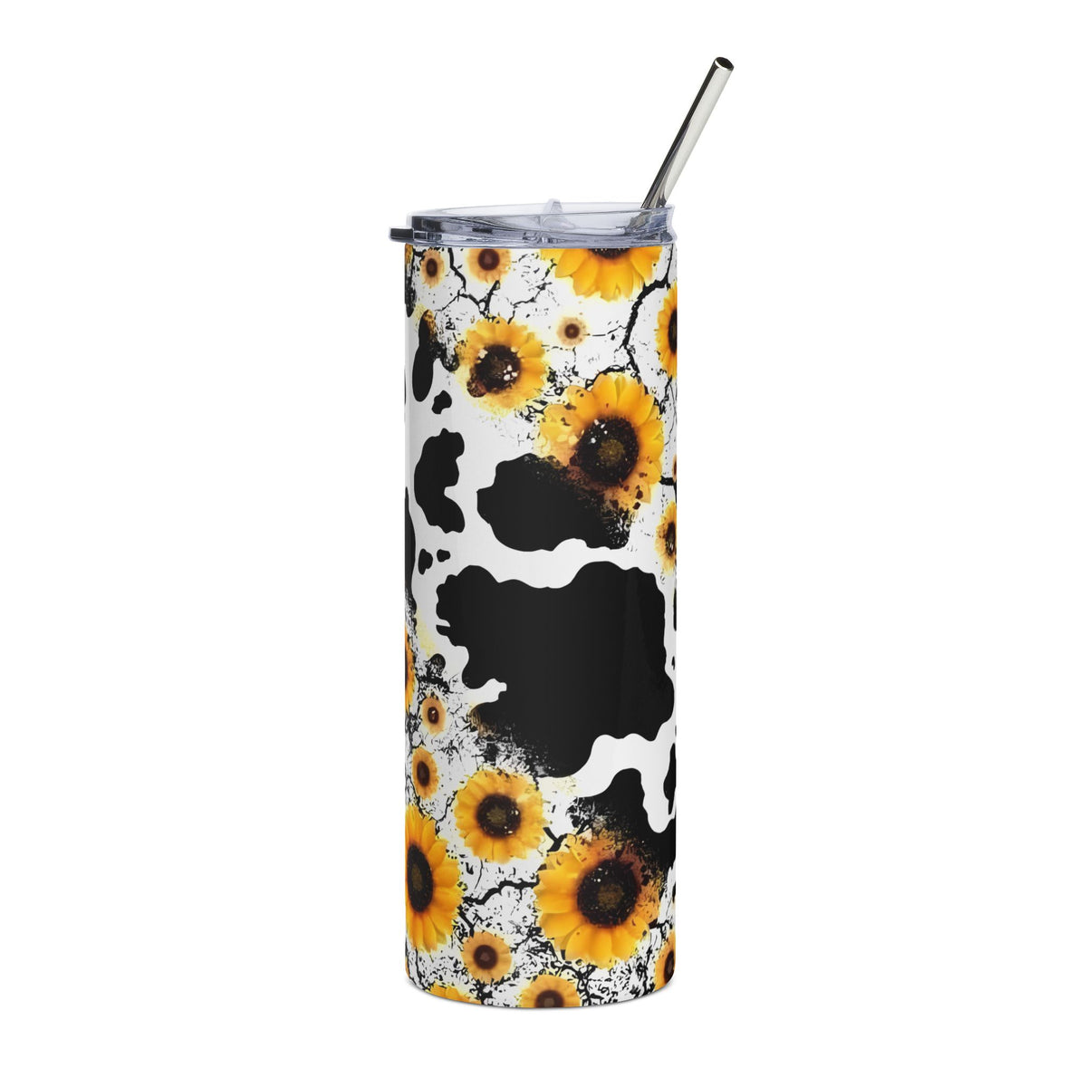 Sunflower Cow Print