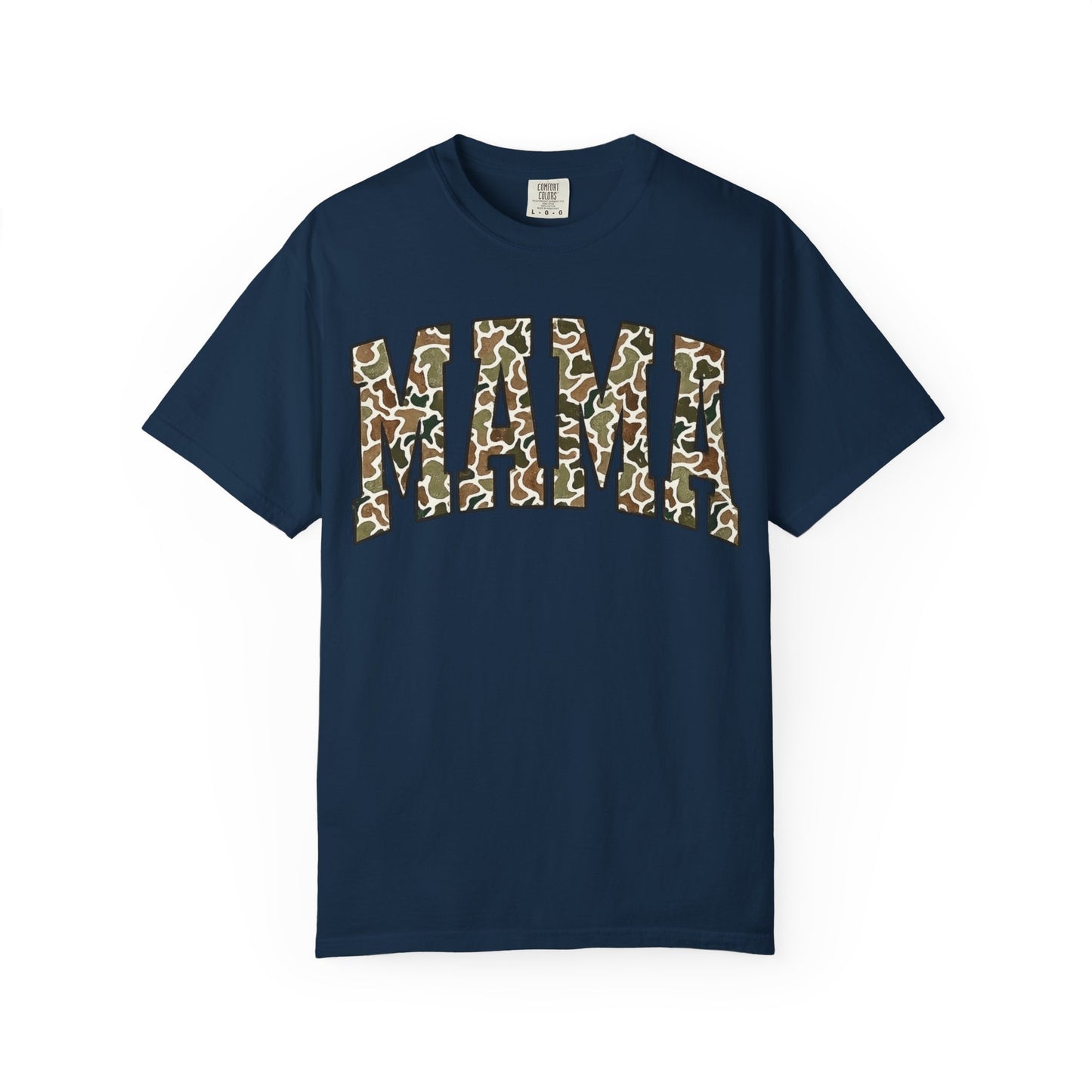 Mama Camo T-Shirt — Women's 'MAMA' Camo Print Tee, Mother's Day Gift