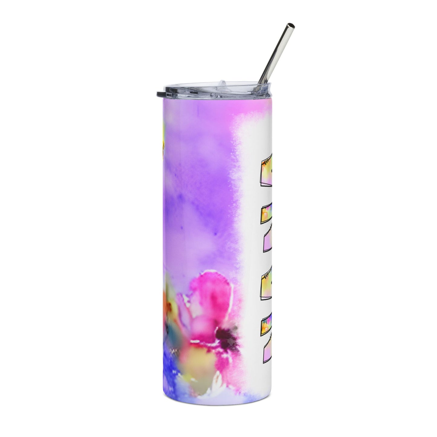 Floral Watercolor Mama 20oz Stainless Steel Tumbler