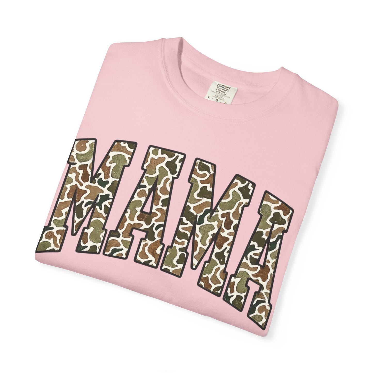 Mama Camo T-Shirt — Women's 'MAMA' Camo Print Tee, Mother's Day Gift