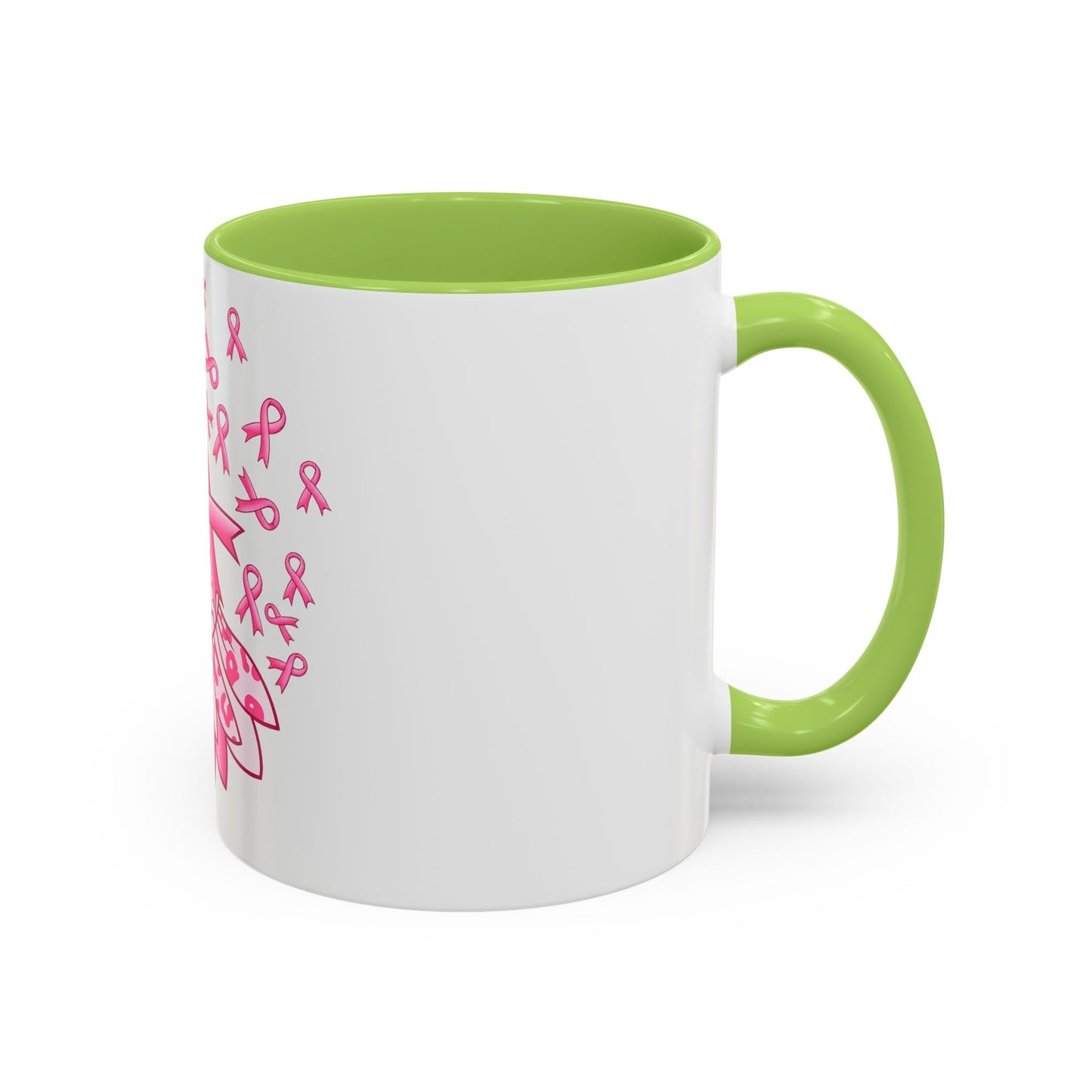 BREAST CANCER FLOWER MUG