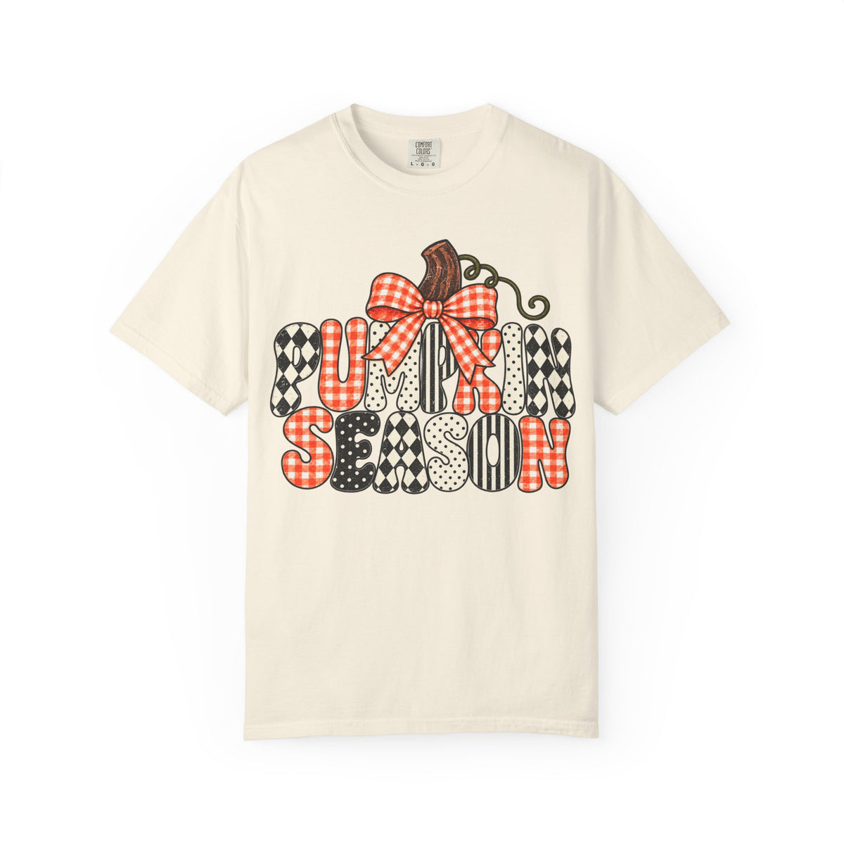 Pumpkin Season T-Shirt — Plaid & Patchwork Fall Tee