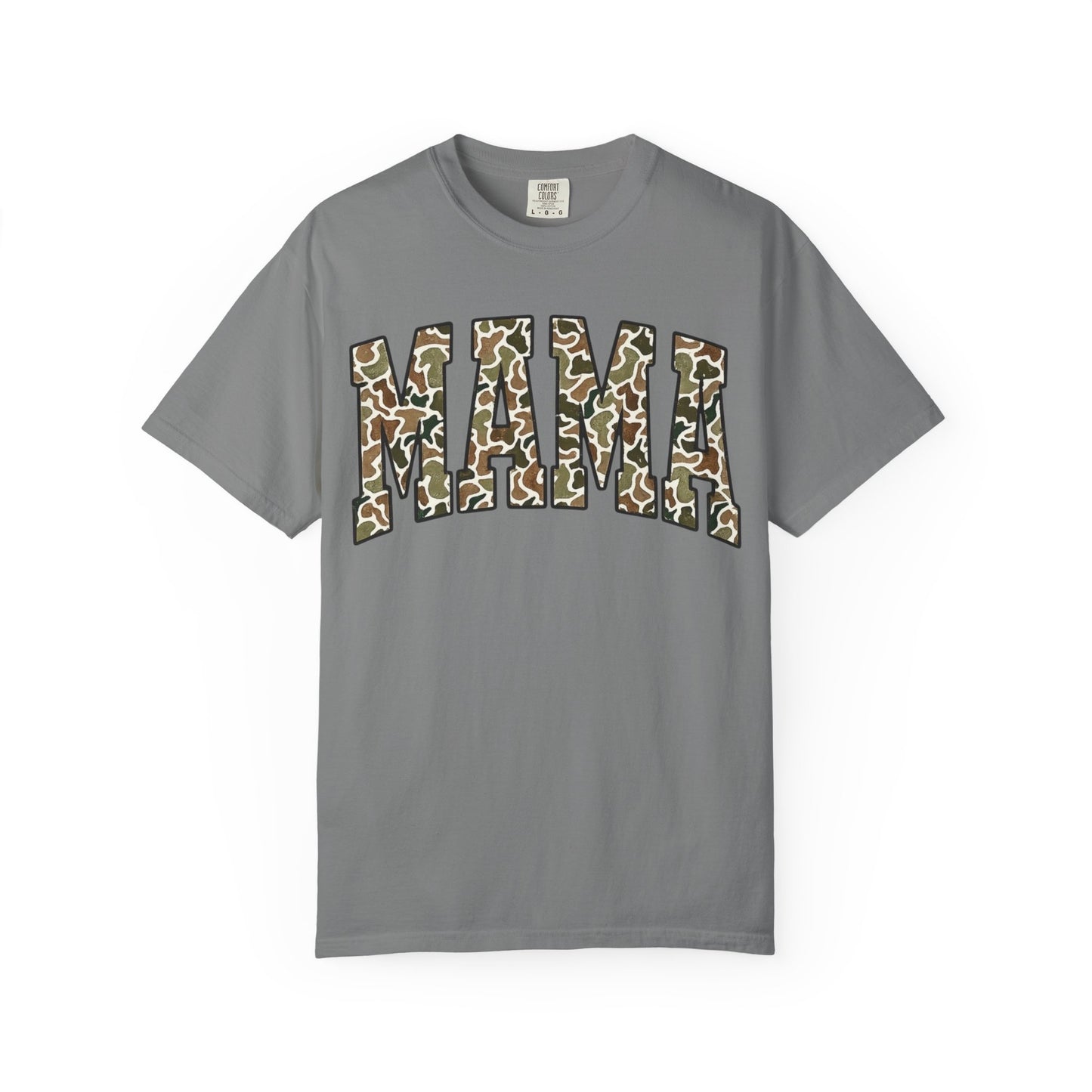 Mama Camo T-Shirt — Women's 'MAMA' Camo Print Tee, Mother's Day Gift