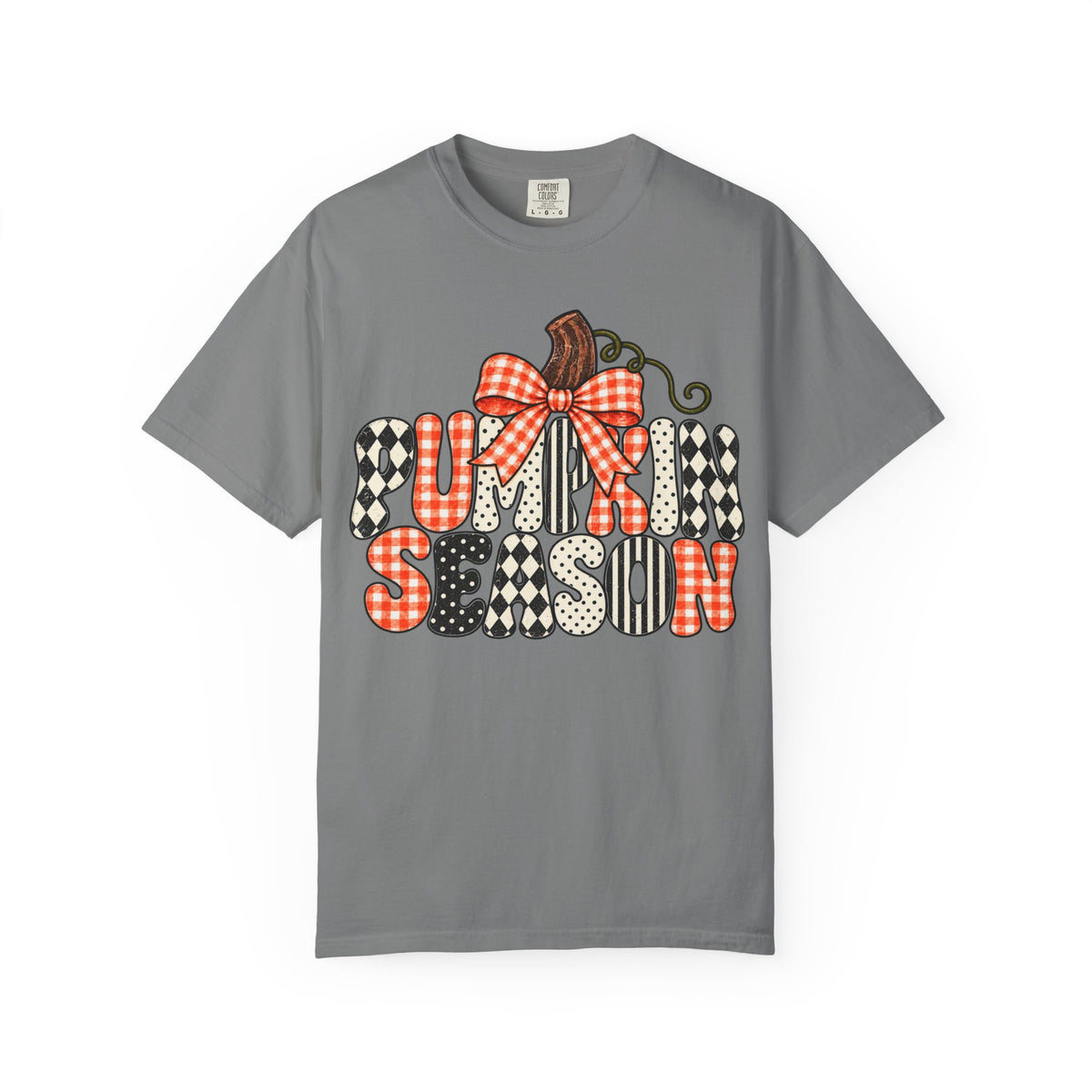 Pumpkin Season T-Shirt — Plaid & Patchwork Fall Tee