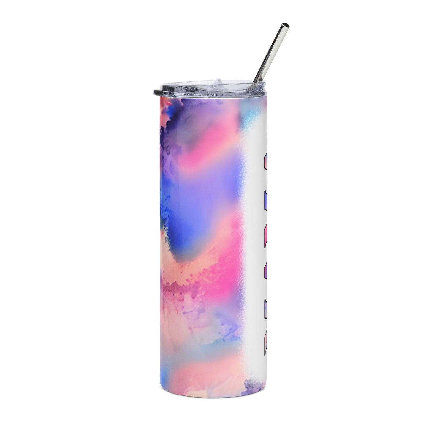 Mama 20oz Stainless Steel Tumbler — Pastel Tie-Dye Insulated Travel Cup
