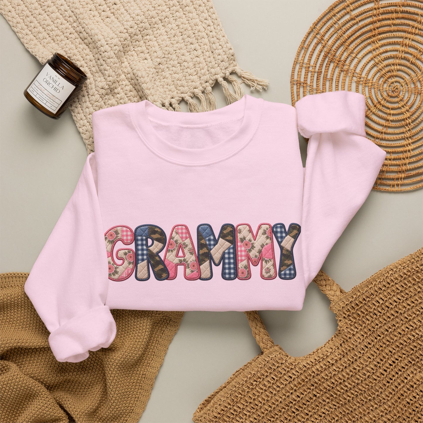 Grammy Floral Crewneck Sweatshirt — Cozy Grandma Gift