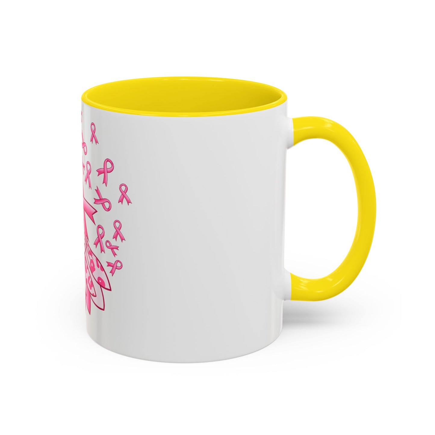 BREAST CANCER FLOWER MUG