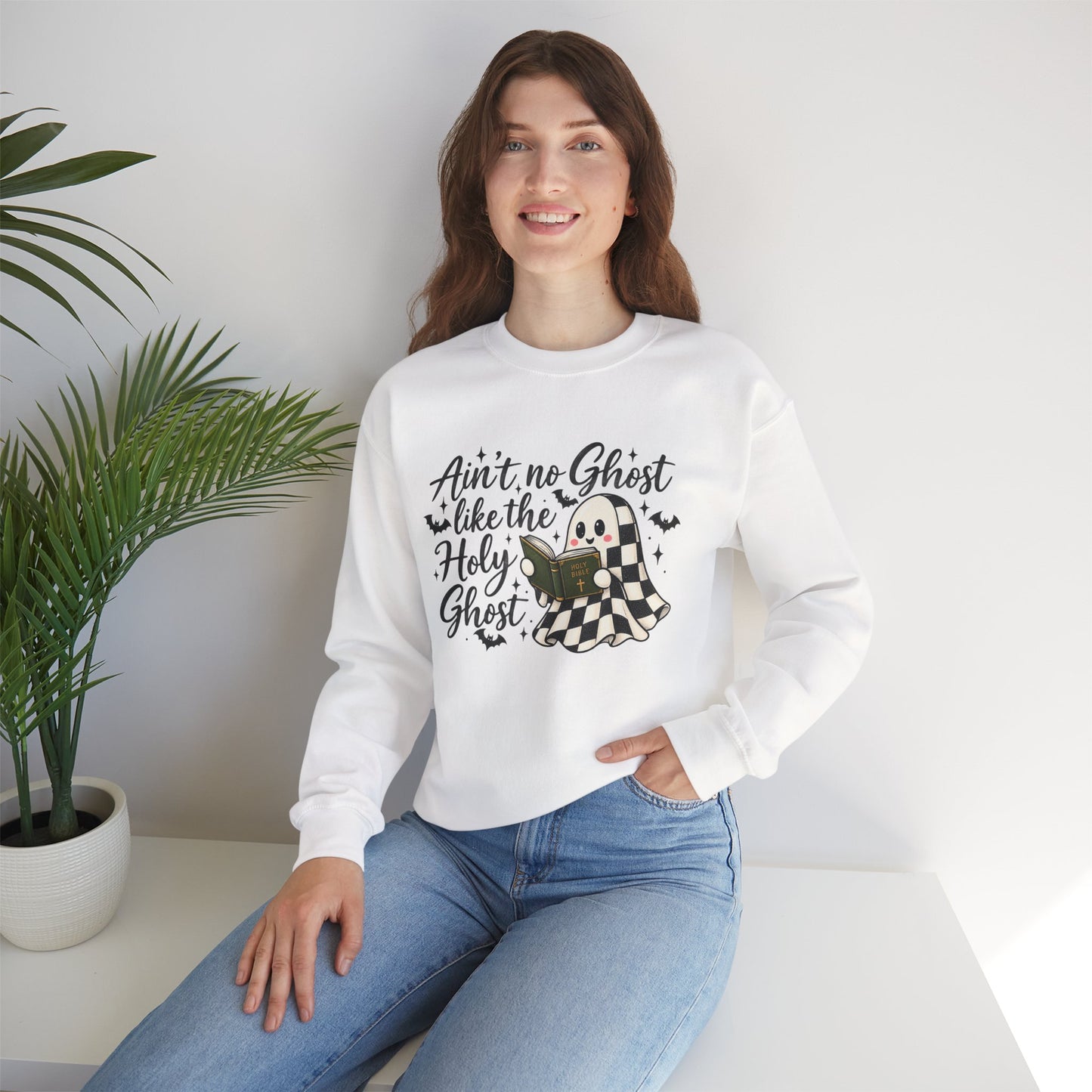 Ain’t No Ghost Like the Holy Ghost Halloween Sweatshirt