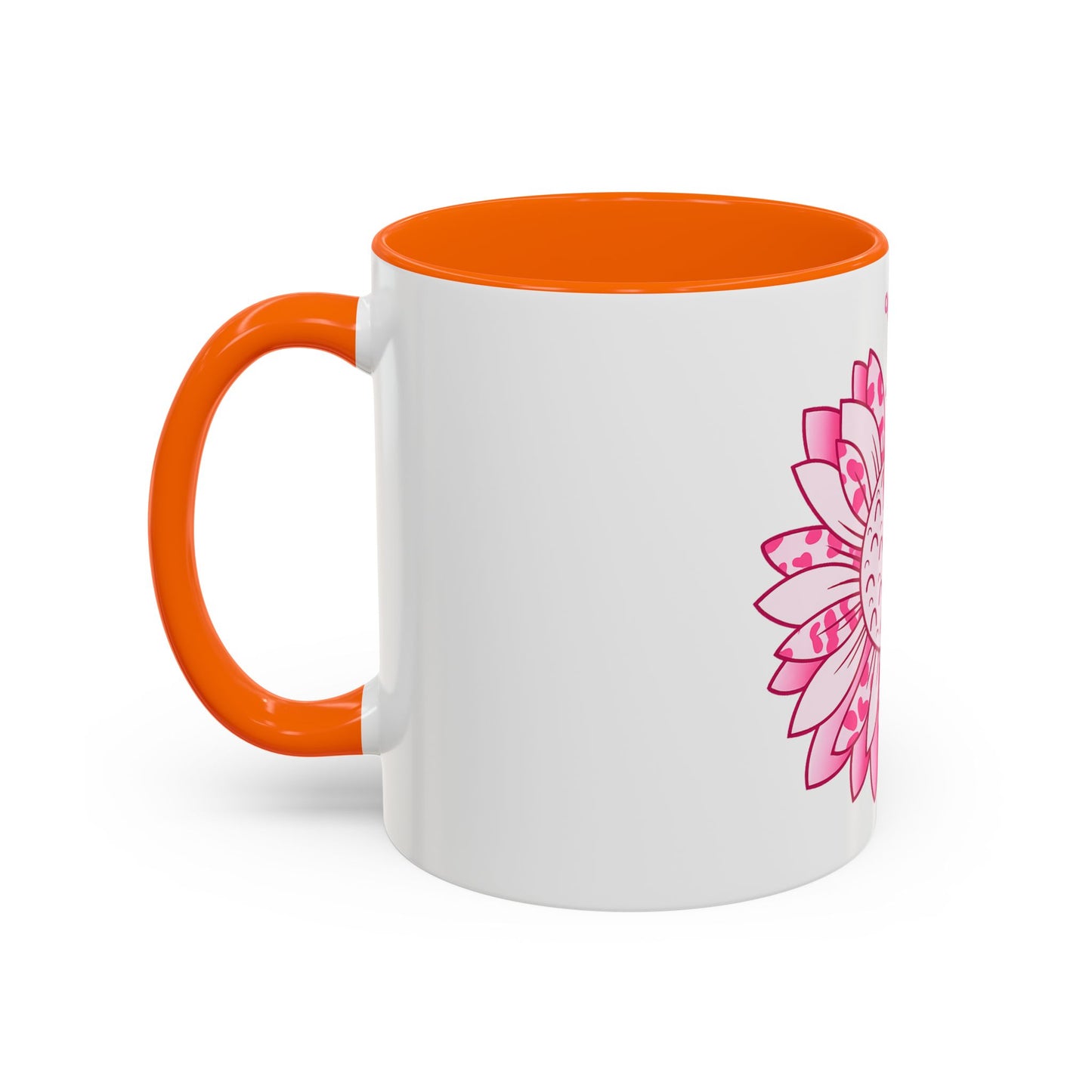 BREAST CANCER FLOWER MUG