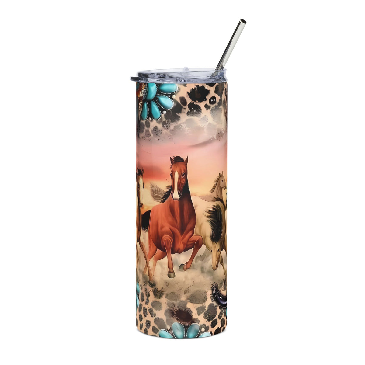 Turquoise Wild Horses