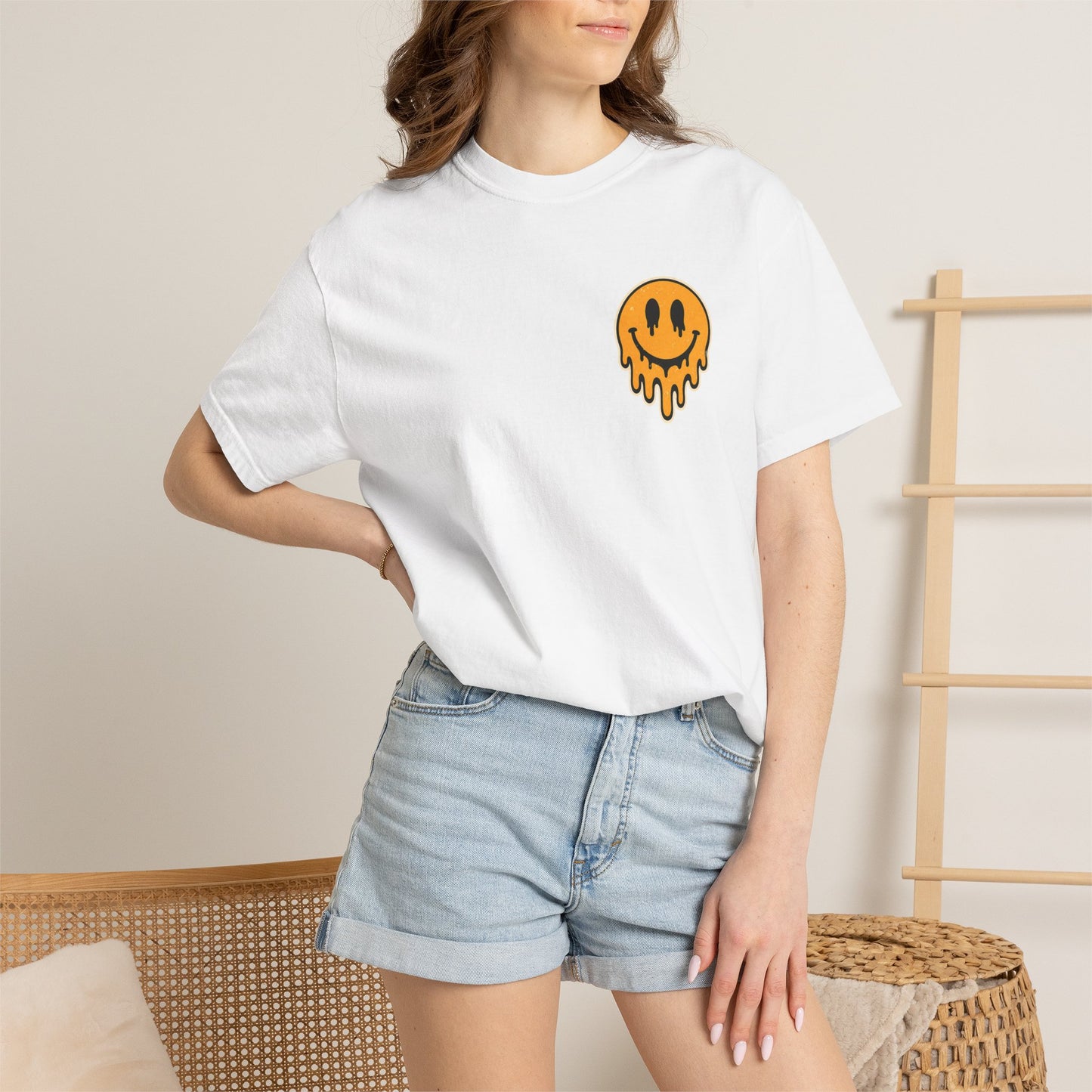 Your Dad Is My Cardio T-Shirt — Retro Dripping Smile Graphic Tee
