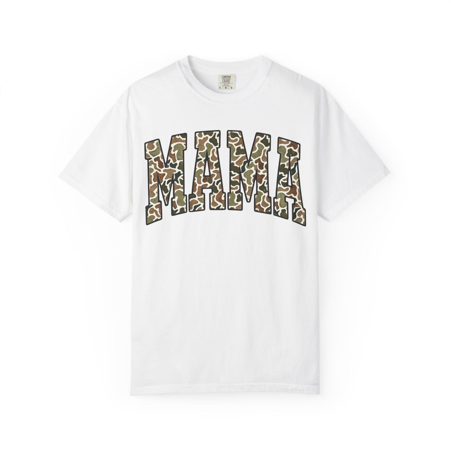 Mama Camo T-Shirt — Women's 'MAMA' Camo Print Tee, Mother's Day Gift