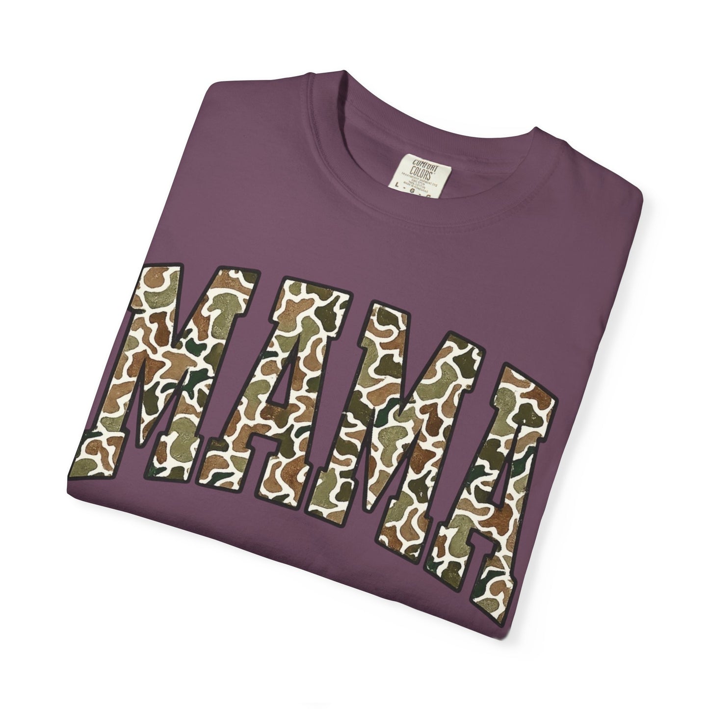Mama Camo T-Shirt — Women's 'MAMA' Camo Print Tee, Mother's Day Gift