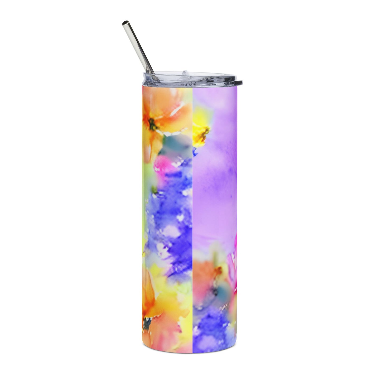 Floral Watercolor Mama 20oz Stainless Steel Tumbler