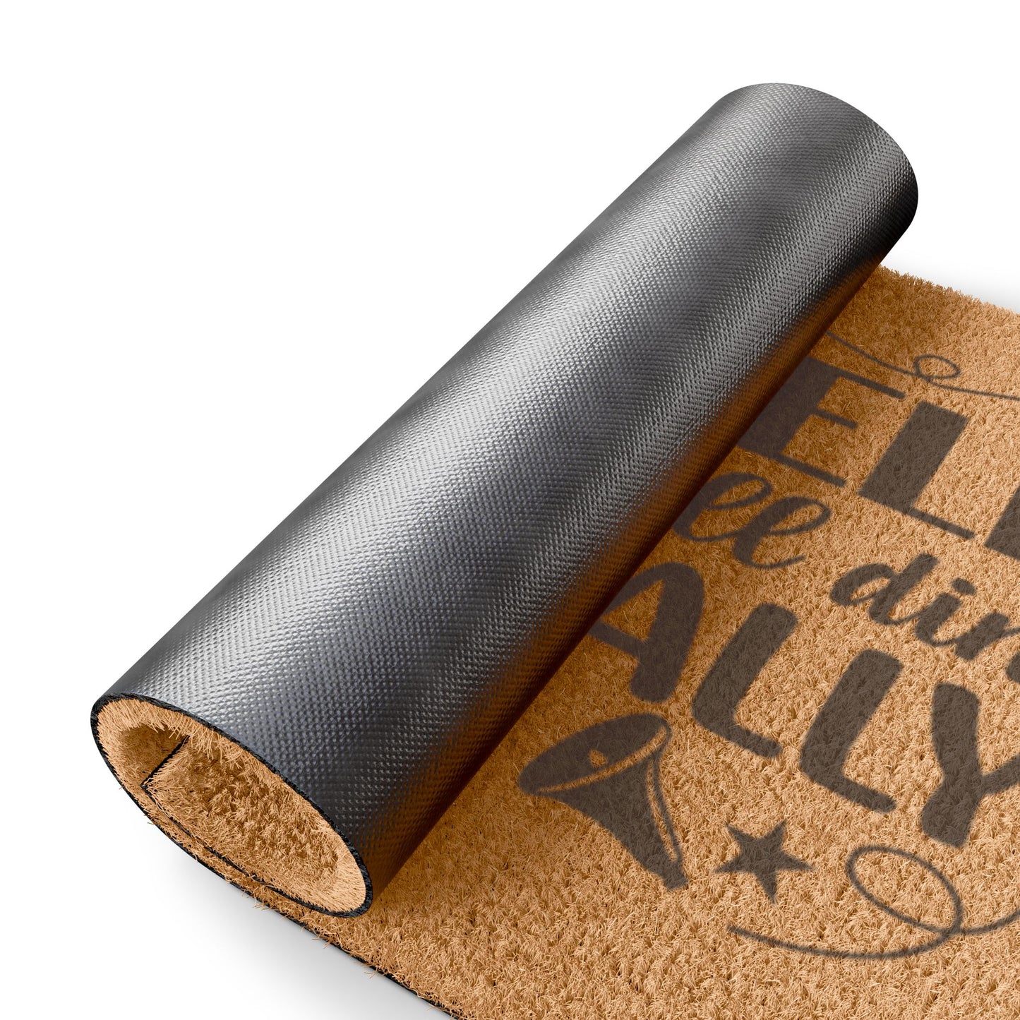 Doormat — "Doorbell broken, yell ding dong really loud" Funny Welcome Mat