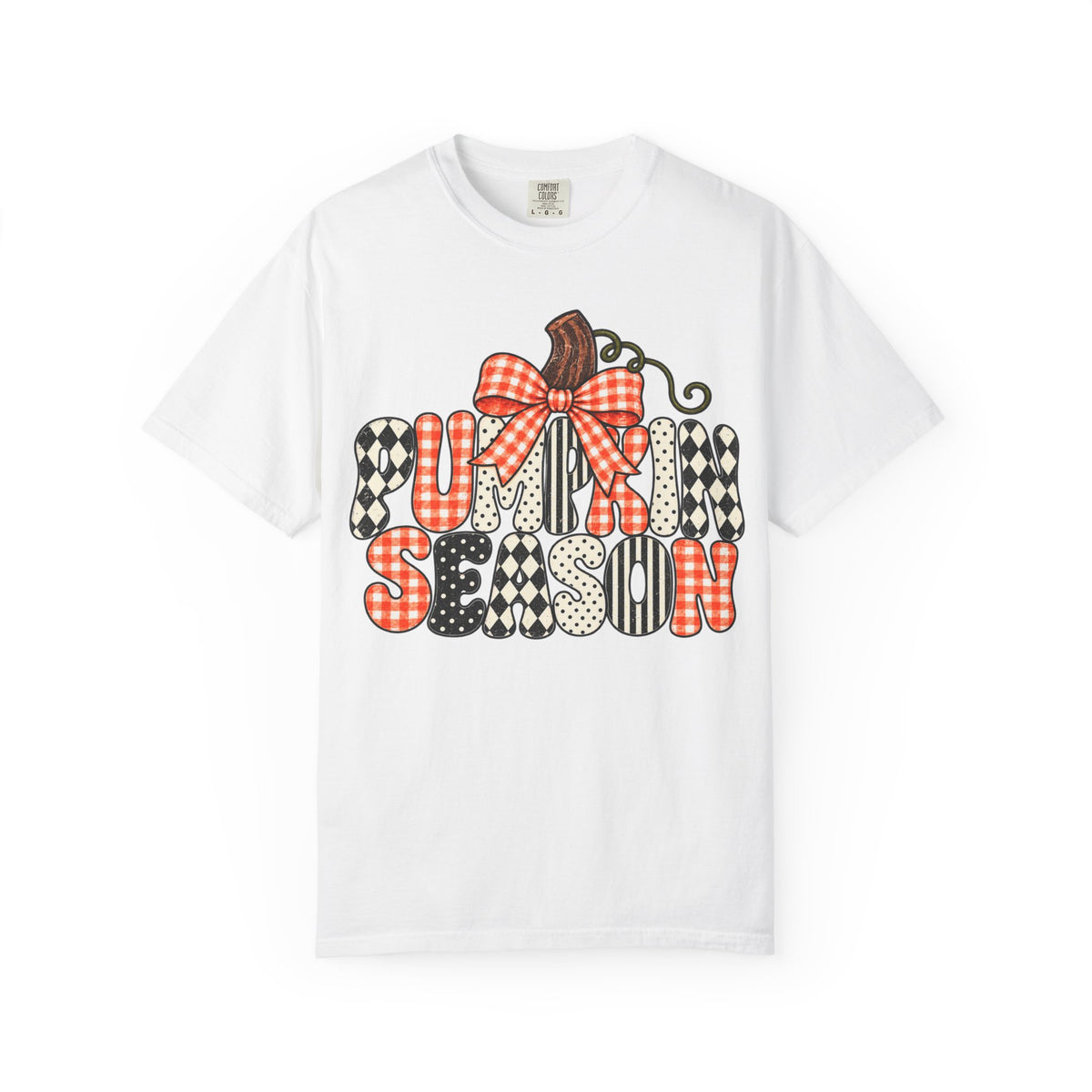 Pumpkin Season T-Shirt — Plaid & Patchwork Fall Tee