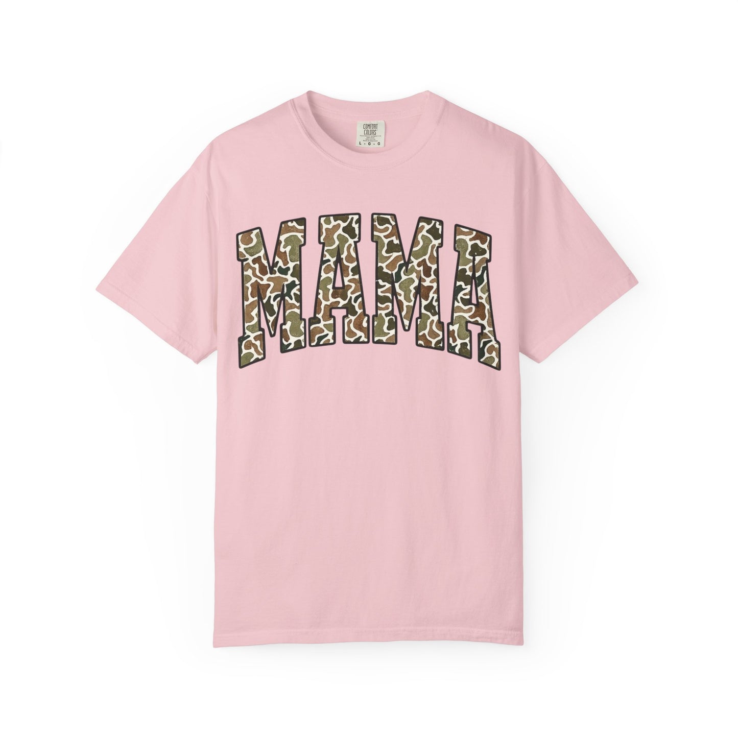 Mama Camo T-Shirt — Women's 'MAMA' Camo Print Tee, Mother's Day Gift