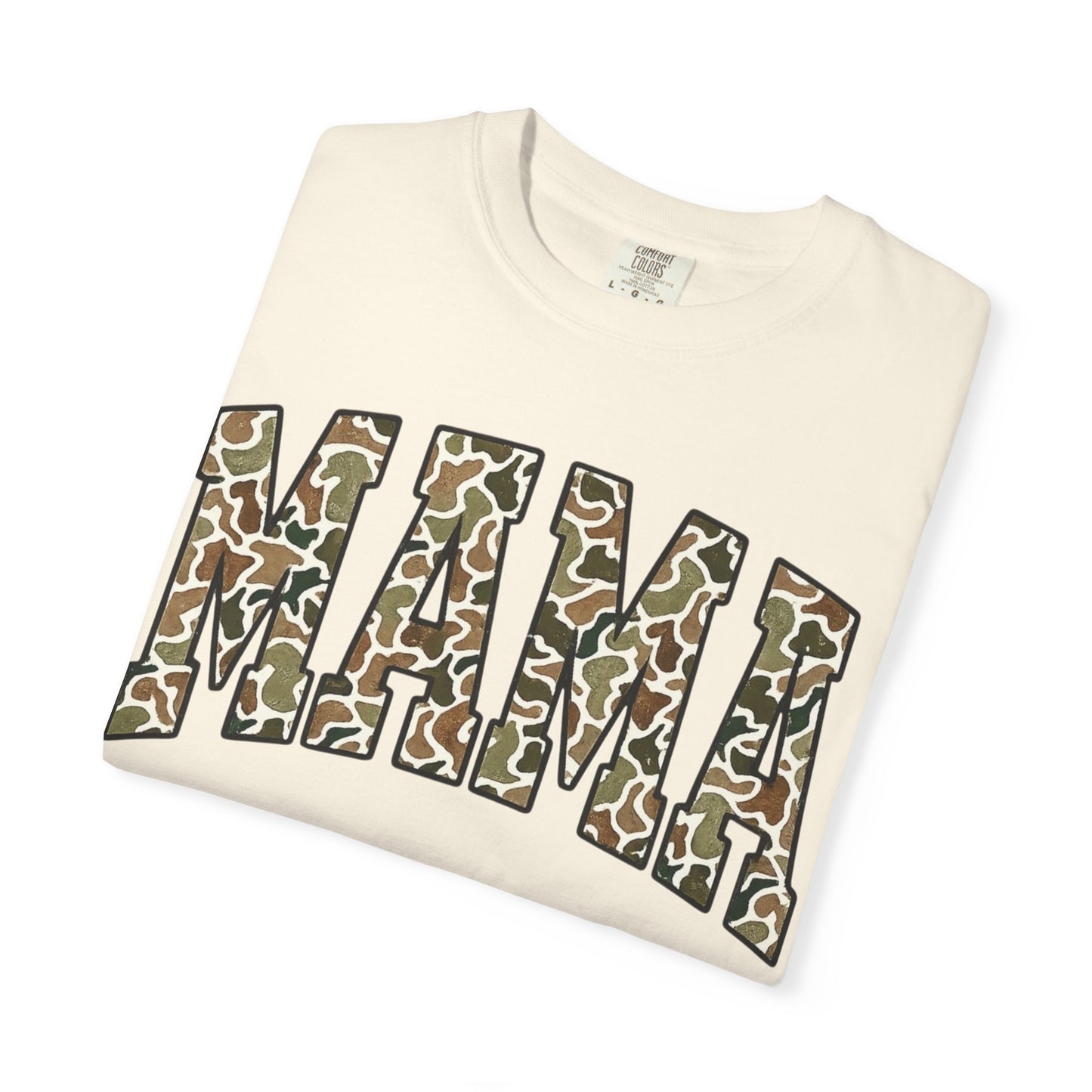 Mama Camo T-Shirt — Women's 'MAMA' Camo Print Tee, Mother's Day Gift