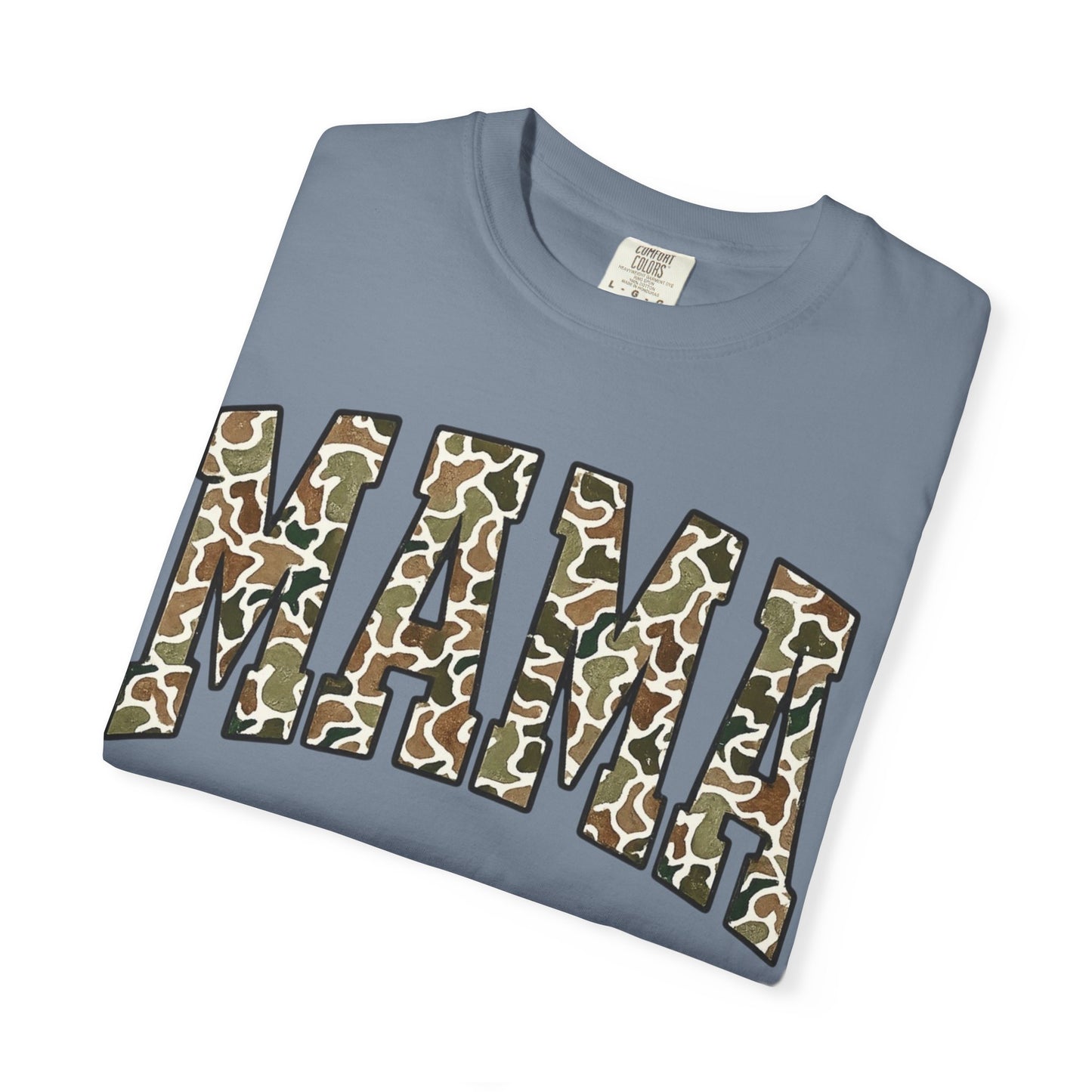 Mama Camo T-Shirt — Women's 'MAMA' Camo Print Tee, Mother's Day Gift