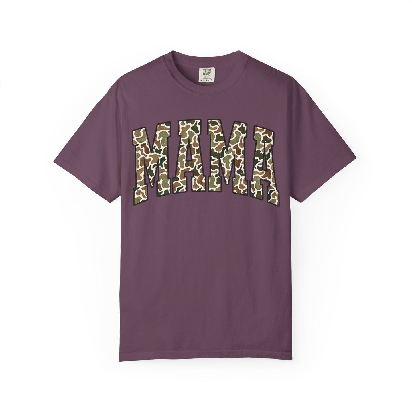 Mama Camo T-Shirt — Women's 'MAMA' Camo Print Tee, Mother's Day Gift
