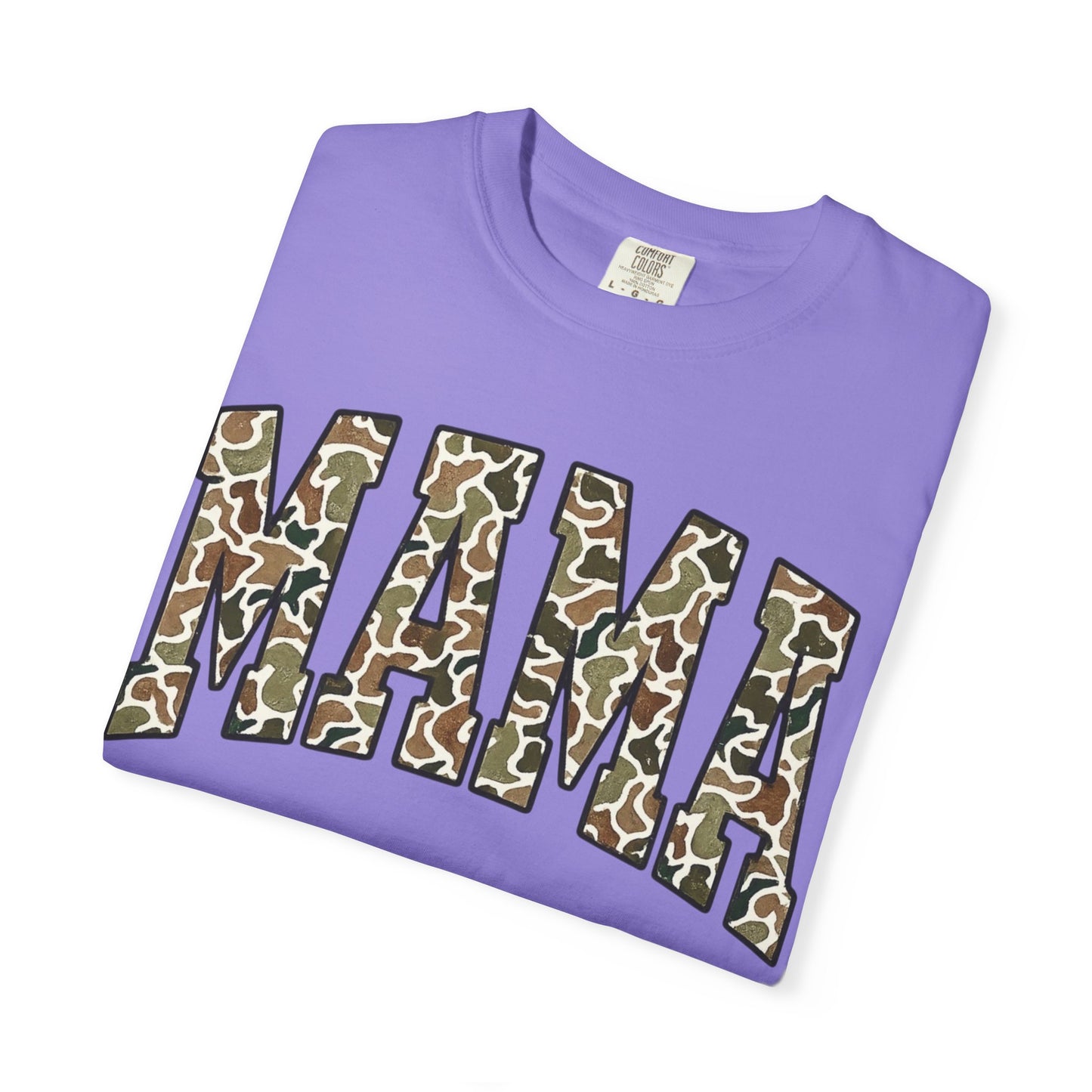 Mama Camo T-Shirt — Women's 'MAMA' Camo Print Tee, Mother's Day Gift