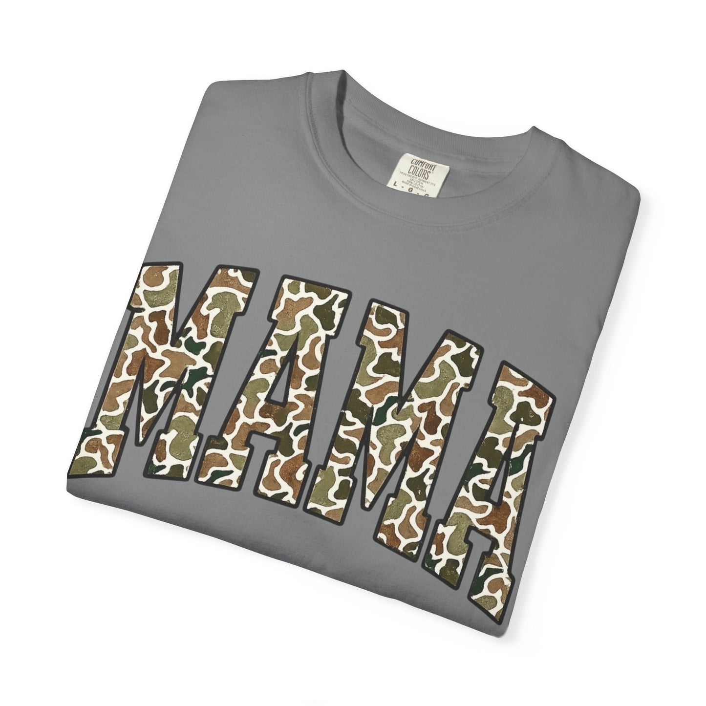 Mama Camo T-Shirt — Women's 'MAMA' Camo Print Tee, Mother's Day Gift