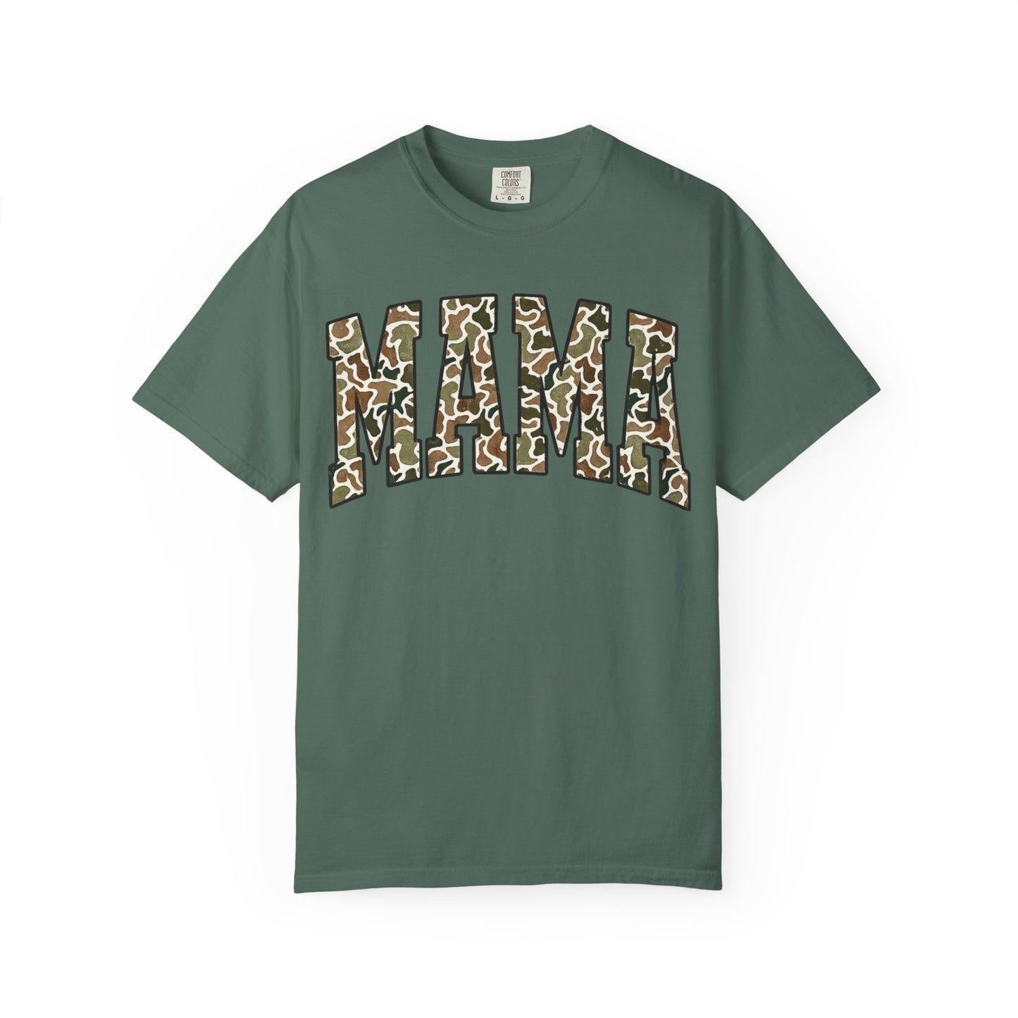 Mama Camo T-Shirt — Women's 'MAMA' Camo Print Tee, Mother's Day Gift