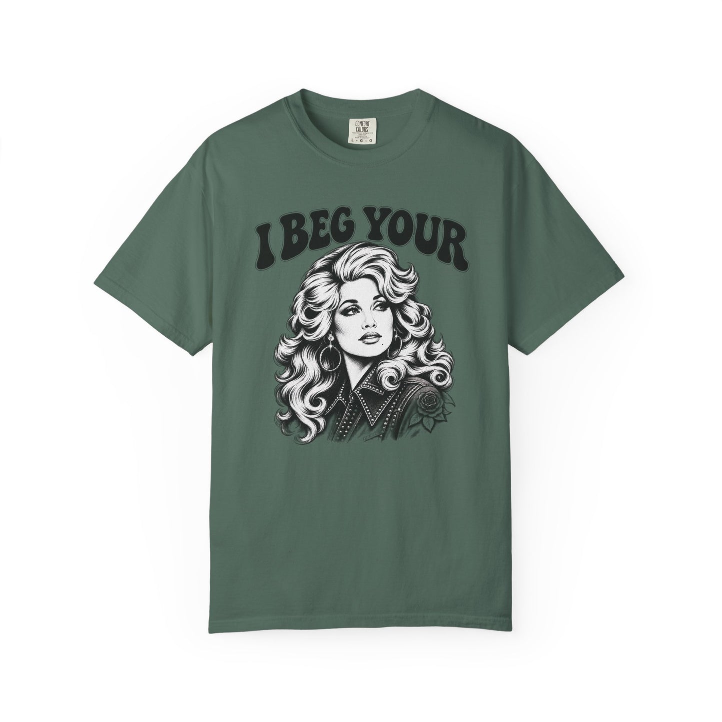 “I Beg Your” Retro Glam Portrait Tee