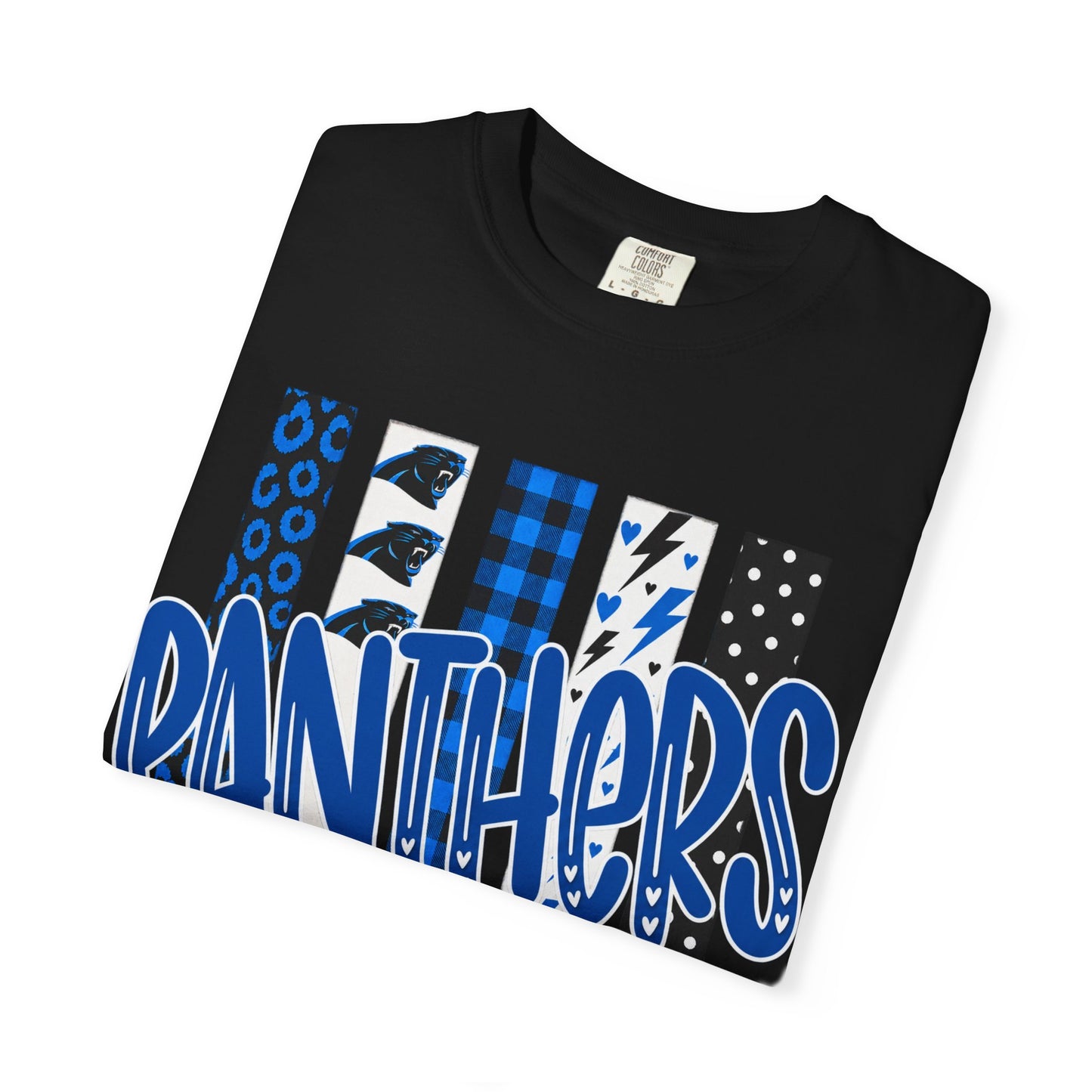 PANTHERS COQUETTE BOW TEE