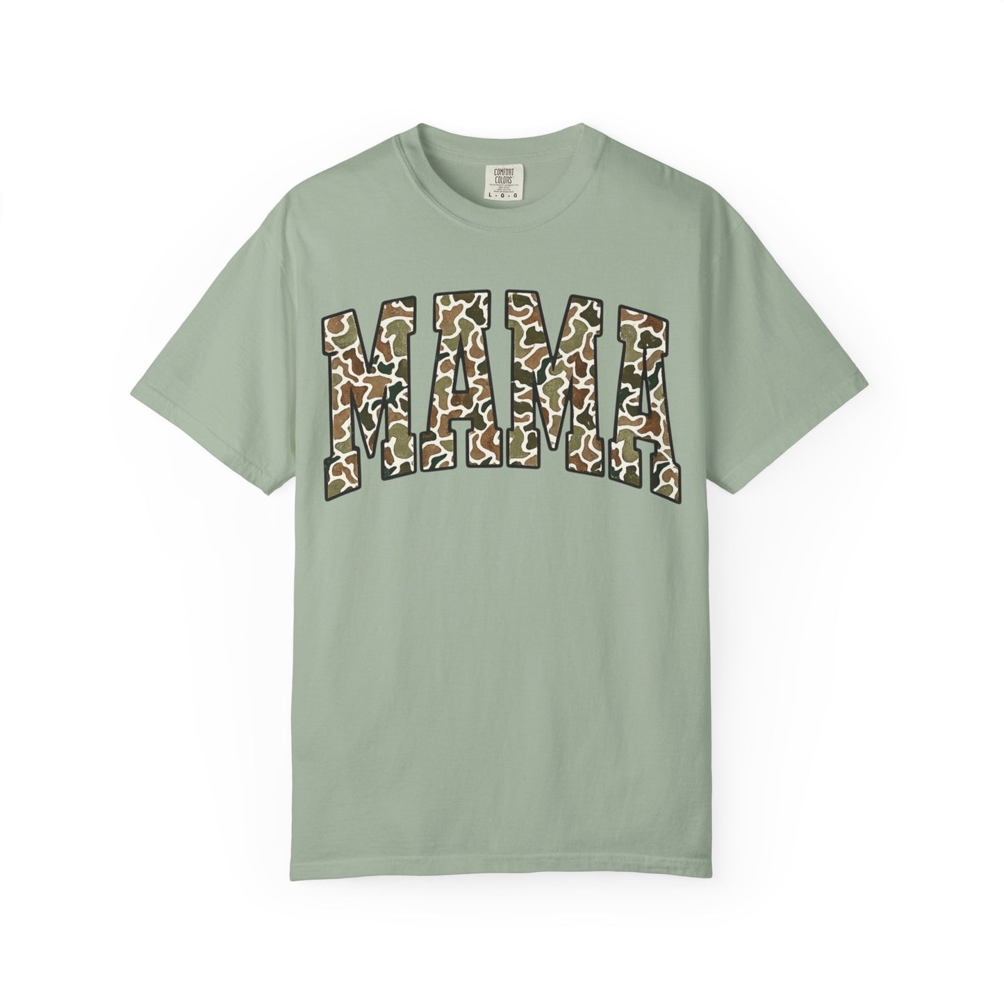 Mama Camo T-Shirt — Women's 'MAMA' Camo Print Tee, Mother's Day Gift