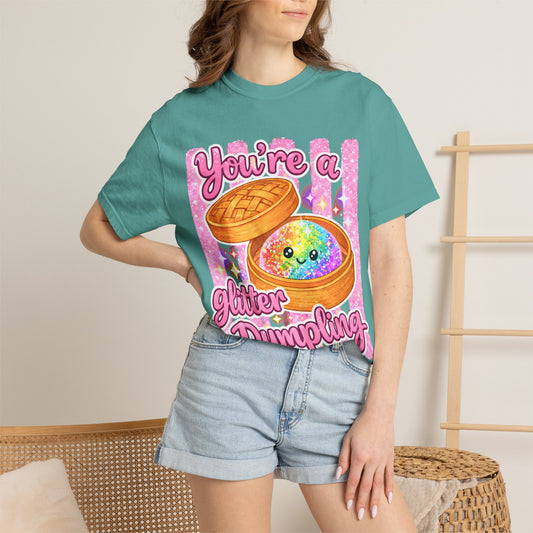 You’re a Glitter Dumpling T-Shirt — Cute Kawaii Food Graphic Tee