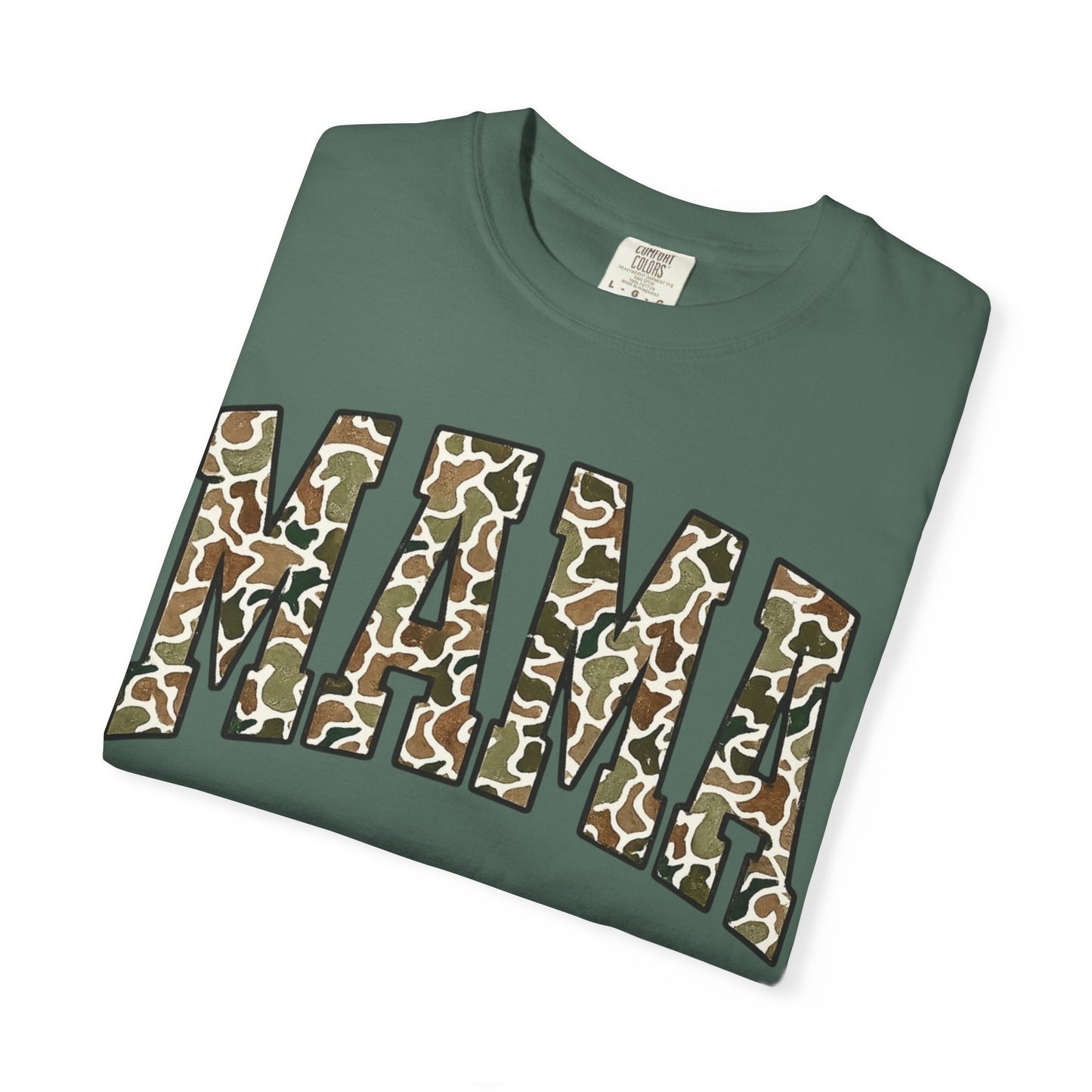 Mama Camo T-Shirt — Women's 'MAMA' Camo Print Tee, Mother's Day Gift
