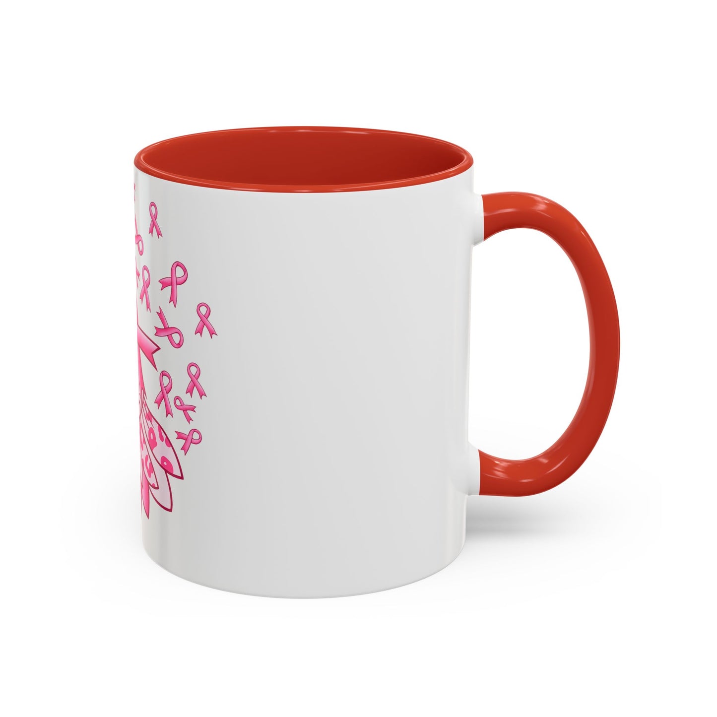 BREAST CANCER FLOWER MUG