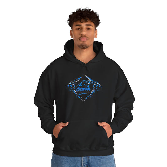 Panther Claw Hoodie — 'Courage Conquers' Graphic