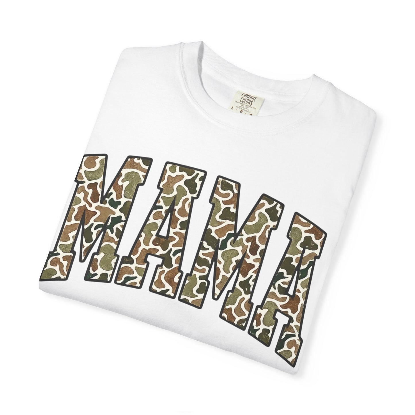 Mama Camo T-Shirt — Women's 'MAMA' Camo Print Tee, Mother's Day Gift