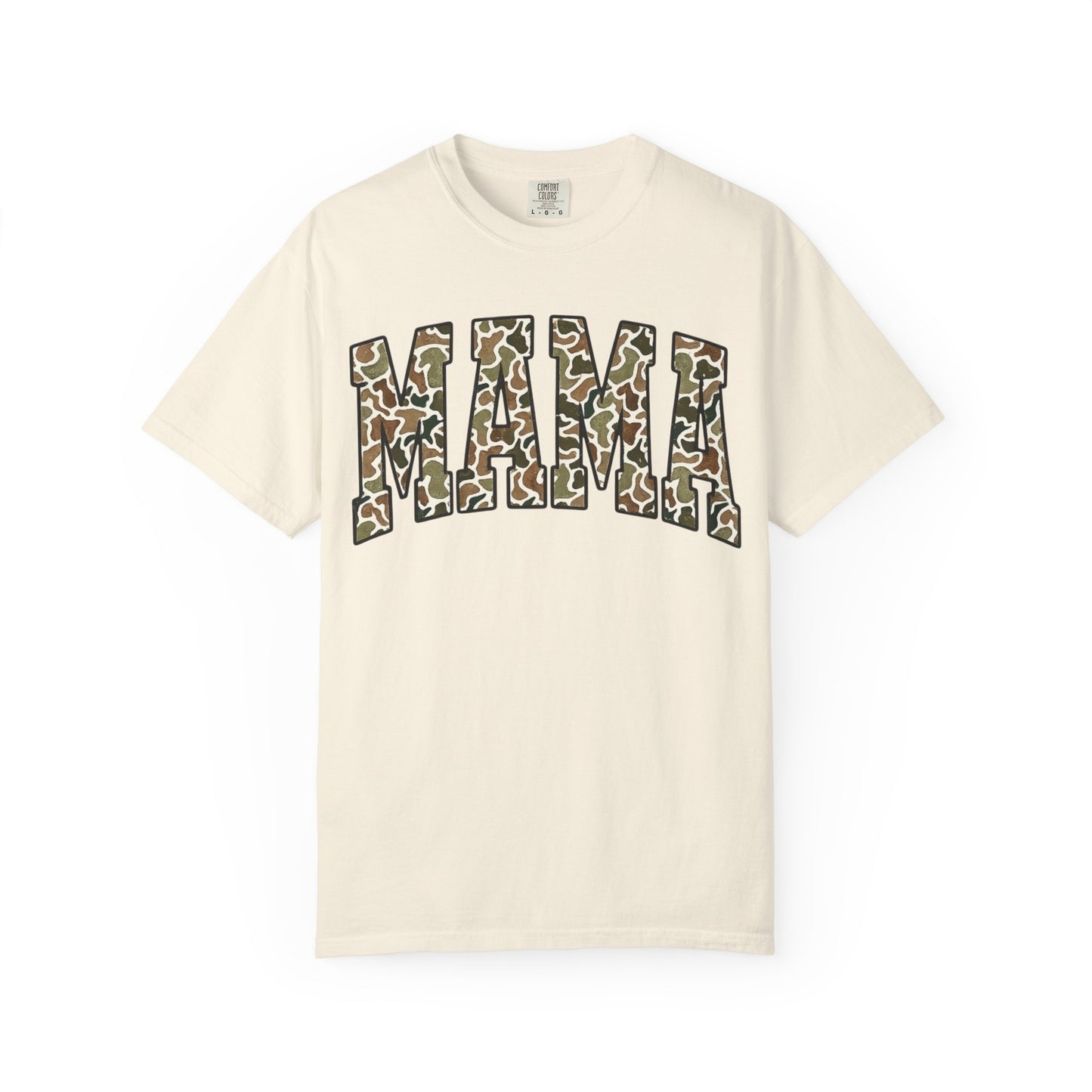 Mama Camo T-Shirt — Women's 'MAMA' Camo Print Tee, Mother's Day Gift