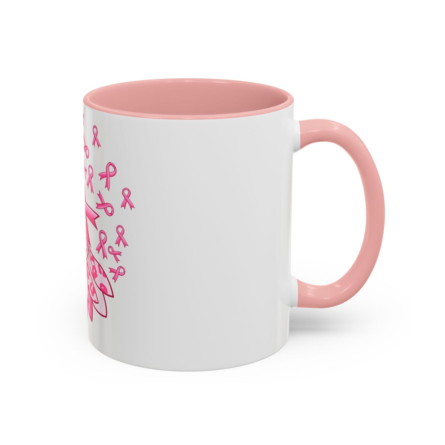 BREAST CANCER FLOWER MUG