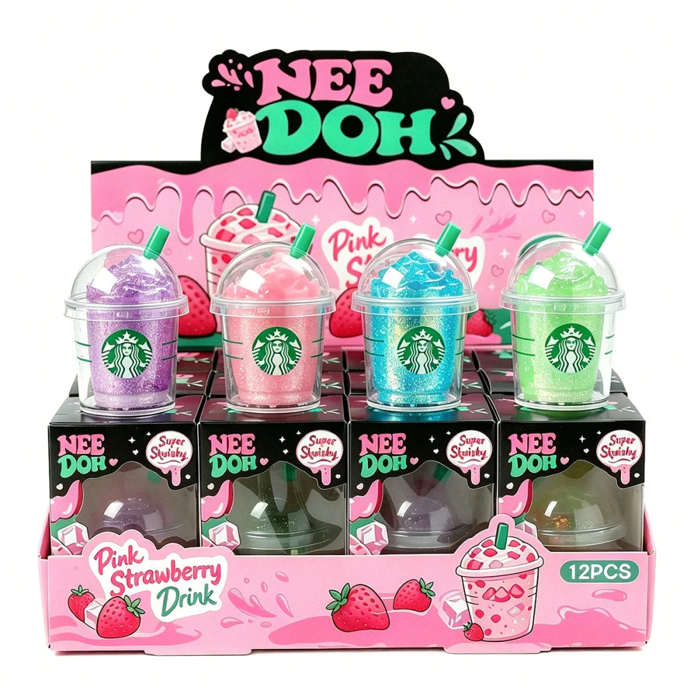 Iced Coffee Cup Squishy Fidget Toy