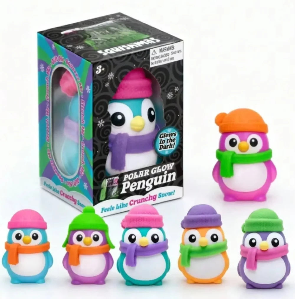 Glow In Dark Penguin Fidget Toy