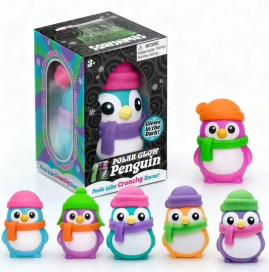 Glow In Dark Penguin Fidget Toy