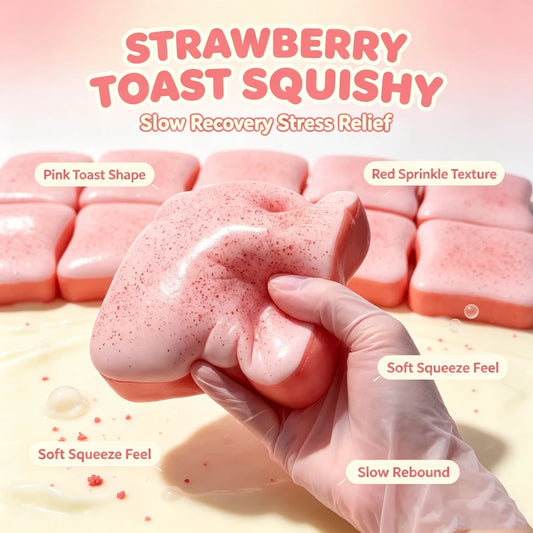 Squishy Toast Stress Relief Toy