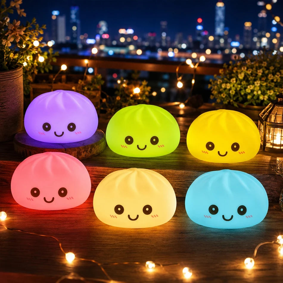 Kawaii Glowing Dumpling Night Light