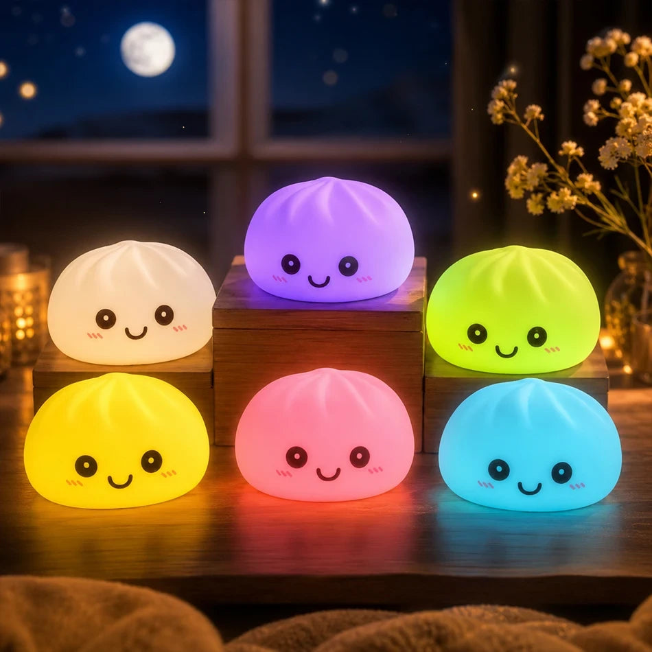 Kawaii Glowing Dumpling Night Light
