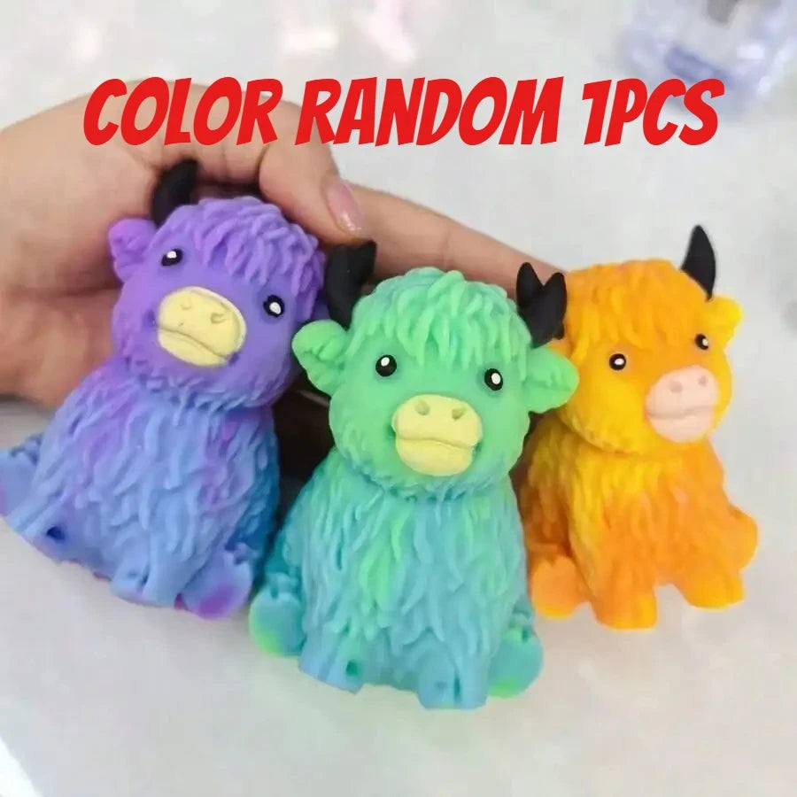 Scottish Highland Cow Stress Relief Toy