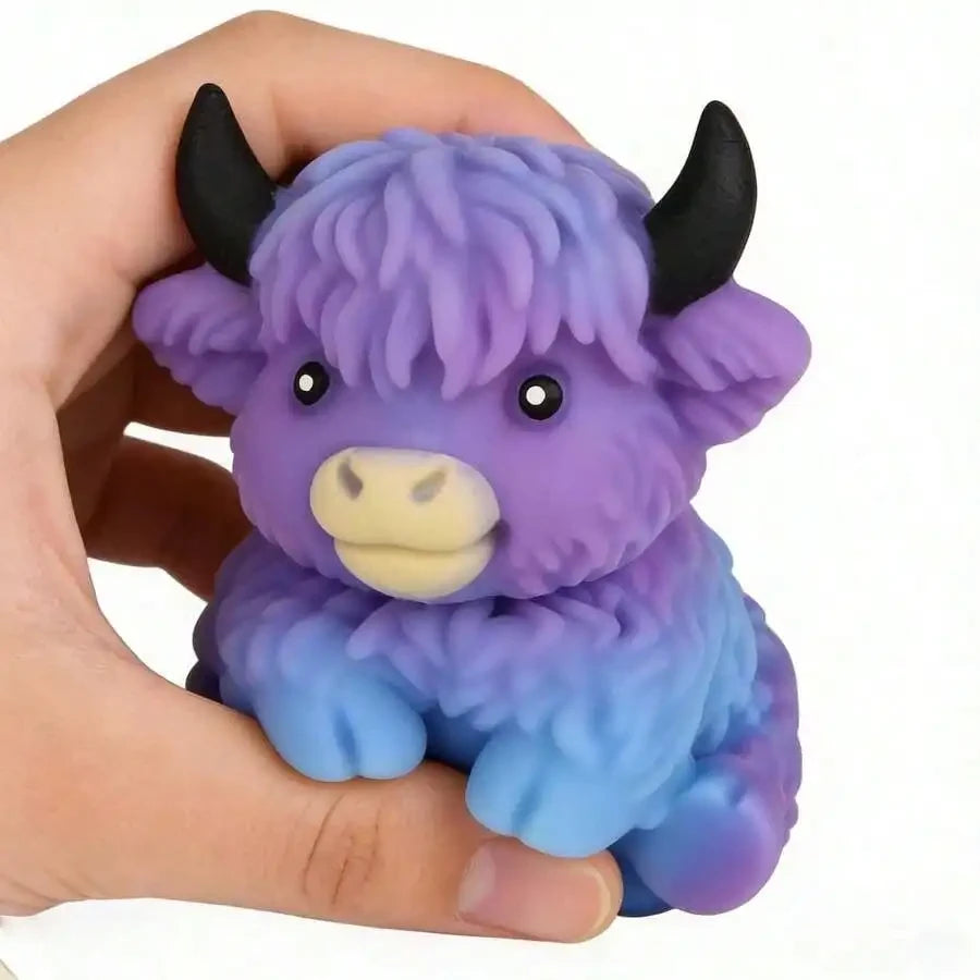 Scottish Highland Cow Stress Relief Toy