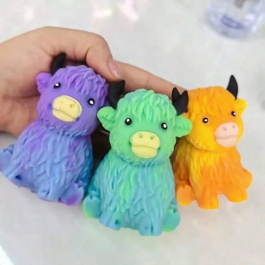 Scottish Highland Cow Stress Relief Toy